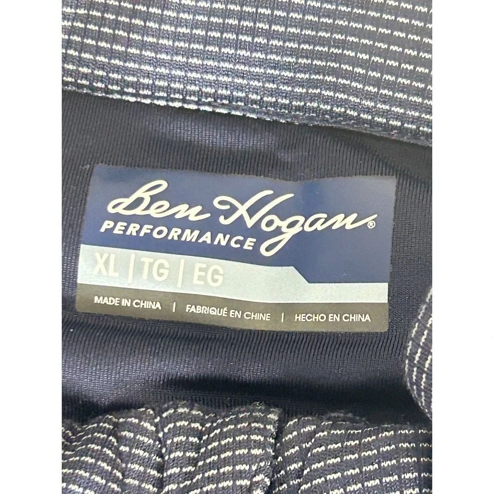 Ben Hogan Performance Quarter Zip Pullover Mens XL Blue Gorpcore